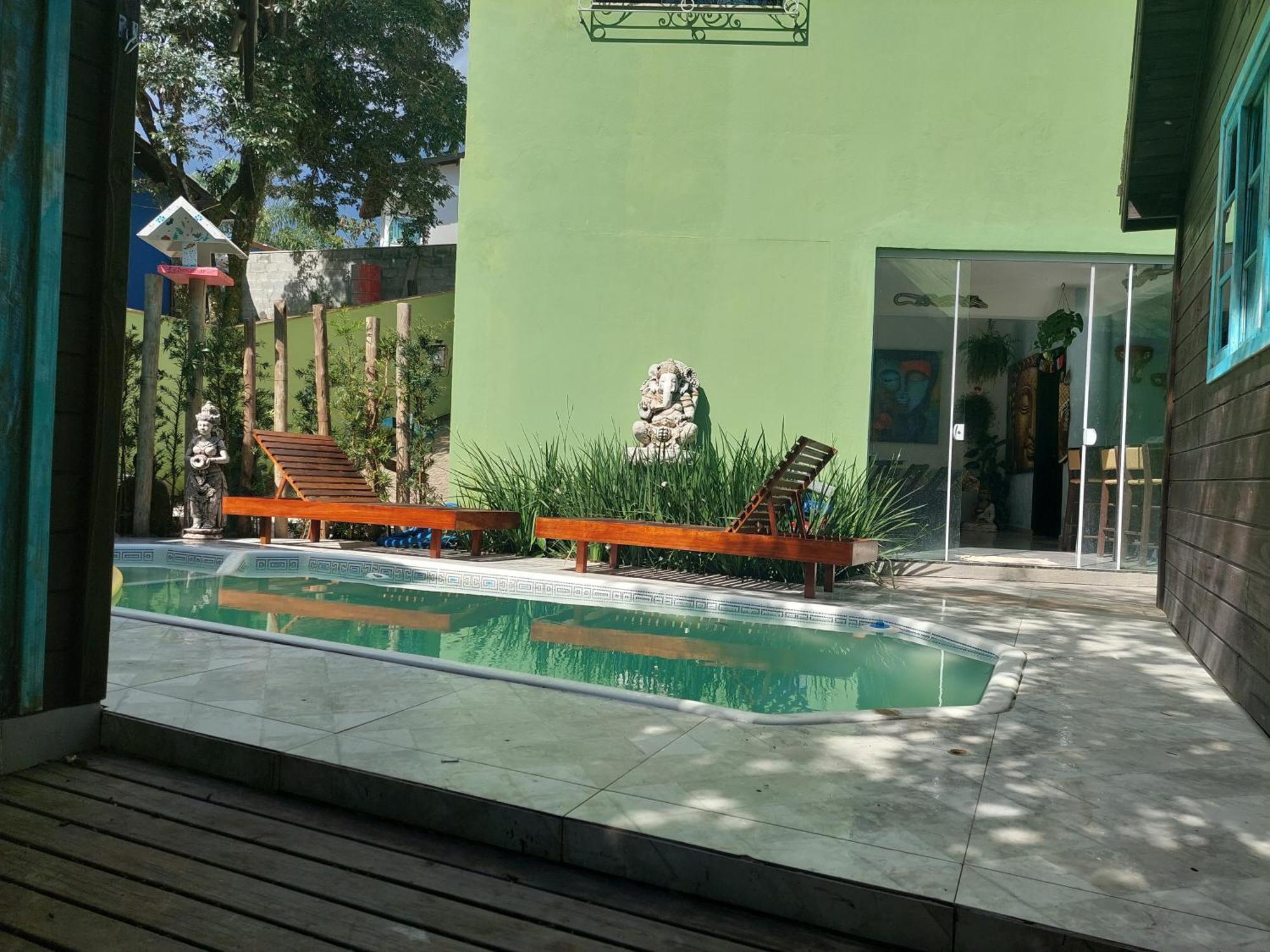 フロリアノポリス Casa Com Piscinaヴィラ エクステリア 写真